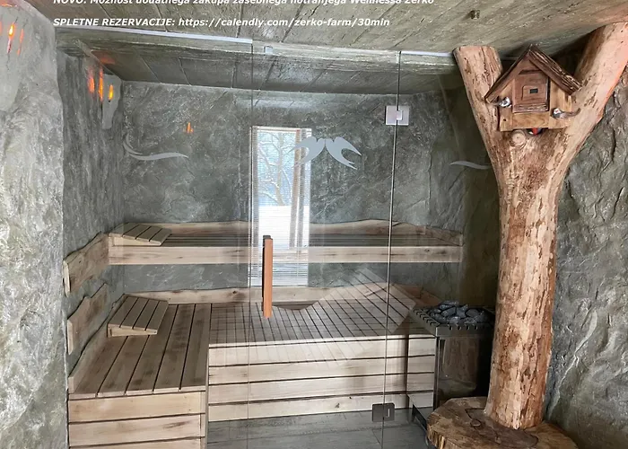 アパート Zerko Janko With Jacuzzi And Sauna Mirna